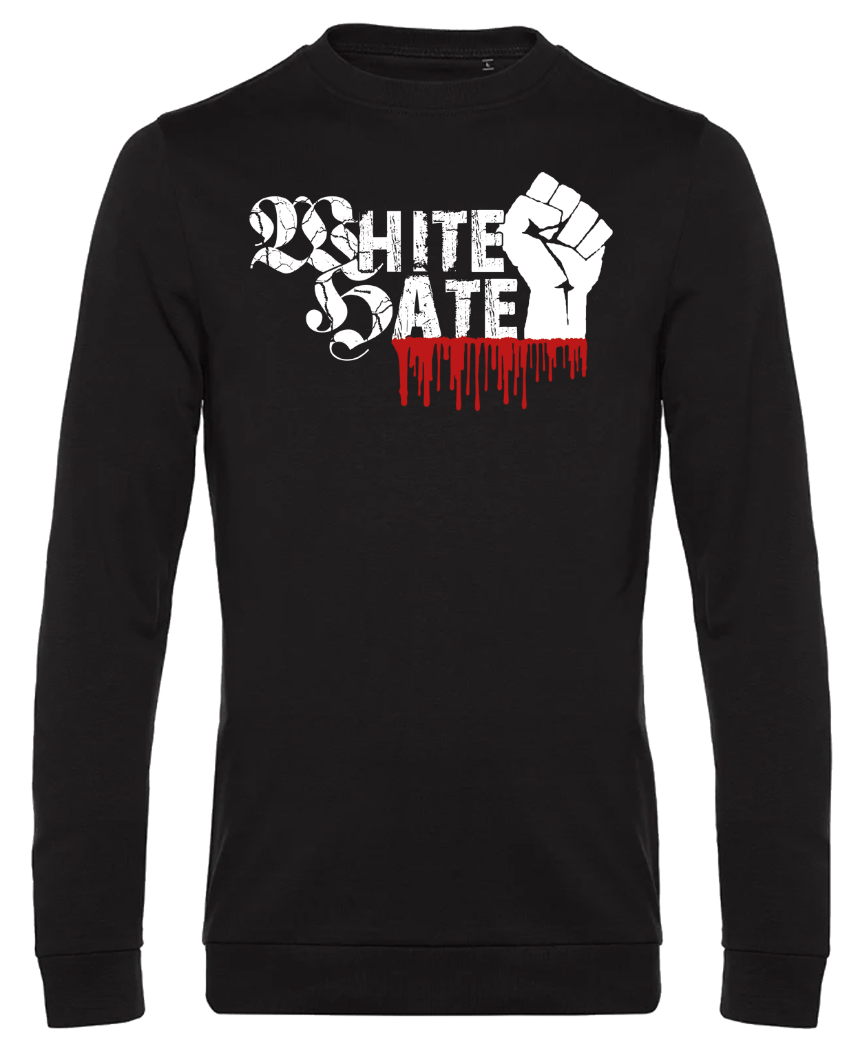 Sweatshirt- White Hate