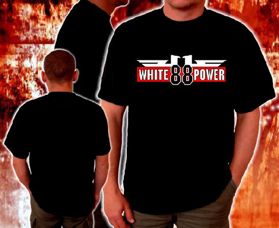 T-Shirt- White 88 Power