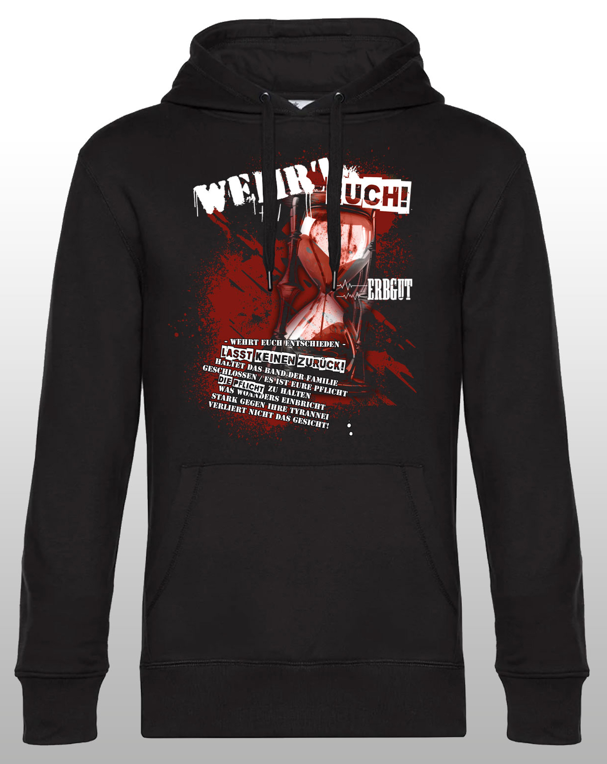 Kapuzensweatshirt- Erbgut-Wehrt euch