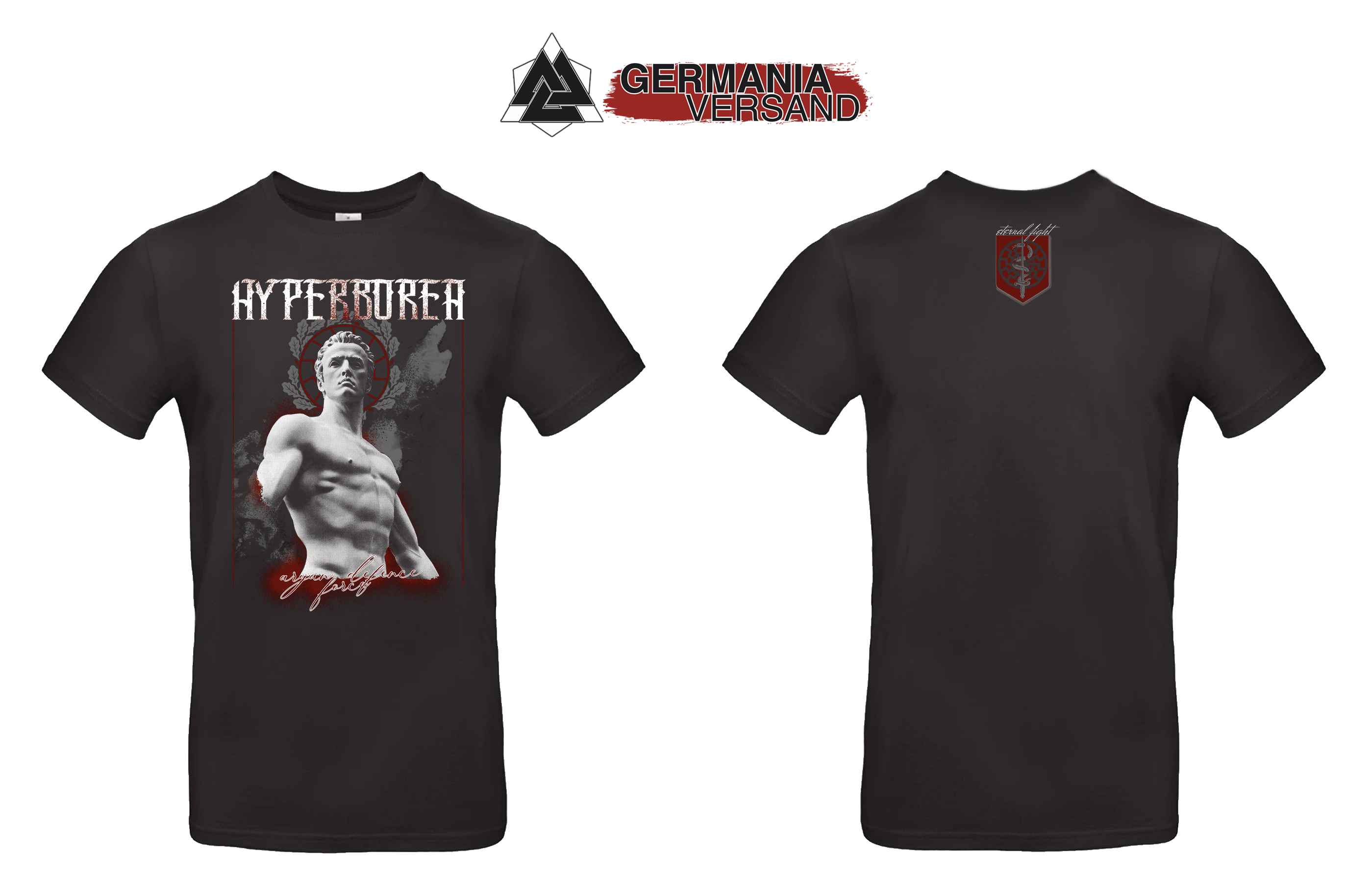 T-Shirt- Hyperborea (schwarz)