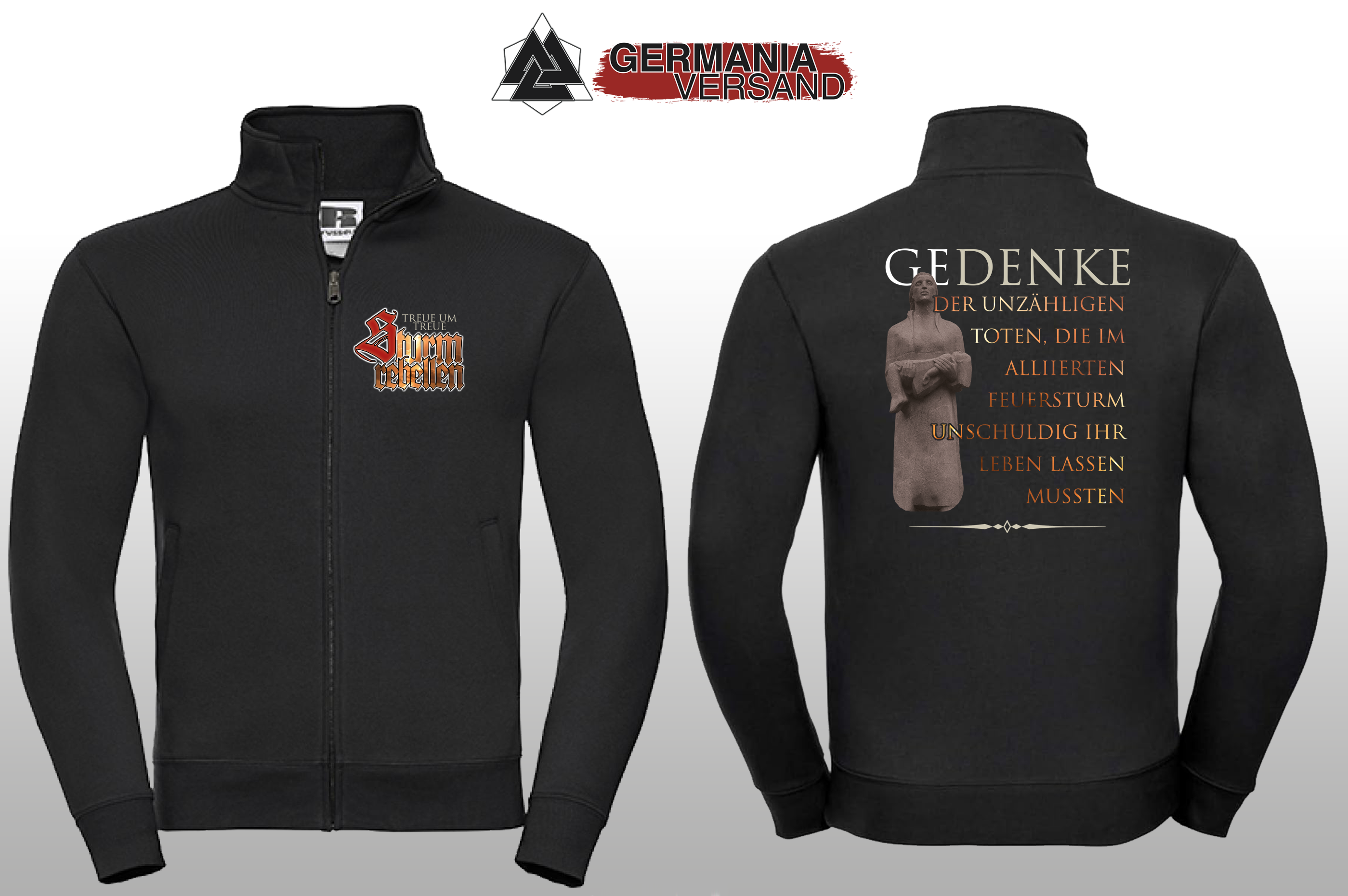 Stehkragenjacke- Sturmrebellen-Gedenke